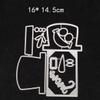 Combination Snowman Box Die Cuts for Card Making, Christmas Metal Cutting Dies for Paper Scrapbooking, DIY Stencils for Album Party Wedding Festivals Decoration view 2