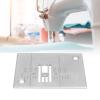 Sewing Machine Stitch Plate, Professional Durable Steel Straight Stitch Needle Plate Replacement for 6180 6160 5400 C5200 view 3