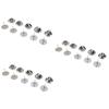 STOBOK 150pcs Clutch Tie Tacks Blank Clutch Back Butterfly Backings Holder Tie Tacks Keepers Replacement view 1