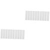 Lurrose 20pcs Epoxy DIY Bookmark Mould Silicone Casting Mould Reusable Bookmarks Molds for Jewelry view 1