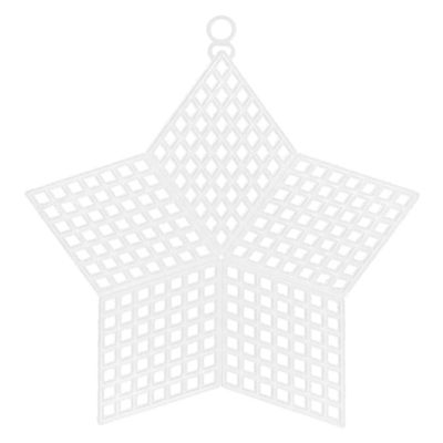 LALAFINA Plastic Canvas Mesh Sheets Set 10 Pieces 5.51 Inch Square for DIY Crochet Bags Cross Stitch Needlepoint Arts and Crafts