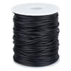 SUNNYCLUE 54.68 Yards/ 50m Hollow Pipe Tubing Rubber Cord 2mm Rubber Knitting Barber Cords Black Soft Rubber Tubing Hollow Cords 1mm Hole PVC Tube Barber Cord for Jewelry Making DIY Knit Projects view 1