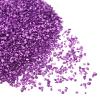 Kozelo Crushed Glass Chips - [1-3mm x 20g] Irregular Metallic Glass Purple for DIY Decoration Nail Art Use, Electroplated Surface view 1