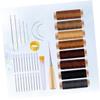 TEHAUX Leather Repair Accessories 40pcs Upholstery Needles Hand Sewing Kit for Leather Canvas Upholstery view 4