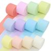 Captain Decor 12 Crepe Paper Streamers Rolls, 656ft Pack of Unique 12 Pastel Streamers for Party Decorations, Pastel Backdrop, Birthday Streamers, Party Streamers(1.8 inch x 82 ft/Roll) view 1