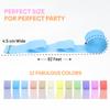 Captain Decor 12 Crepe Paper Streamers Rolls, 656ft Pack of Unique 12 Pastel Streamers for Party Decorations, Pastel Backdrop, Birthday Streamers, Party Streamers(1.8 inch x 82 ft/Roll) view 4