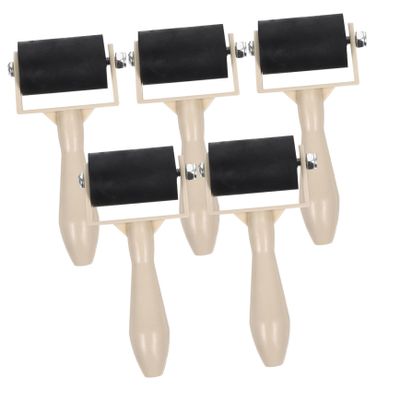 SHINEOFI 5pcs Printmaking Rollers for Boy Girl Ink Roller Tools for Crafting and Printmaking Projects Easy to Clean and for Boy Girl
