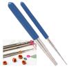 Kuuleyn 2pcs Wire Wrapping Mandrels Bead Working DIY Jump Ring Mandrel Jewelry Making Tool Wire Wrapping Mandrel Wire Looping Wrapping view 3