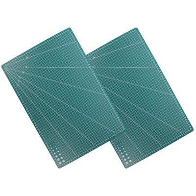 LALAFINA 2pcs Double-Sided Cutting Mats for Crafts Reusable Plastic Engraving Board for Projects and for Use