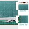 LALAFINA 2pcs Double-Sided Cutting Mats for Crafts Reusable Plastic Engraving Board for Projects and for Use view 4
