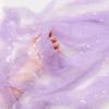 100x150cm Shiny Soft Tulle Mesh Fabric Patchwork Material Star Moon Printed Lace Fabric for Sewing DIY Dolls Cloth Making Fabric view 1