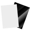 TAICHEUT 100 Sheets A4 Metallic Paper Black Cardstock, 250gsm Foil Mirror Card Stock, Shimmering Cardstock, Glitter Metallic Paper for DIY Craft, Weddings, Invitations, Graduations view 4