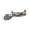 GZYF 3/4"(1.9cm) Steel Overlock Folder Binder Presser Foot Seamer Hemmer Curler Set All Puller Flat Car Silver for 1 Needle Lockstitch Sewing Machine Part view 2