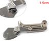 GZYF 3/4"(1.9cm) Steel Overlock Folder Binder Presser Foot Seamer Hemmer Curler Set All Puller Flat Car Silver for 1 Needle Lockstitch Sewing Machine Part view 3