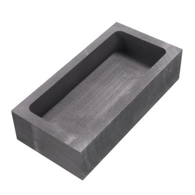 MECCANIXITY Gold Silver Graphite Ingot Mould Crucible for Casting Metal Aluminum Copper Brass Melting Refining, 4.13"x1.77"x0.79" (1700g Gold/850g Silver)