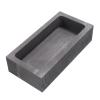 MECCANIXITY Gold Silver Graphite Ingot Mould Crucible for Casting Metal Aluminum Copper Brass Melting Refining, 4.13"x1.77"x0.79" (1700g Gold/850g Silver) view 1