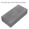 MECCANIXITY Gold Silver Graphite Ingot Mould Crucible for Casting Metal Aluminum Copper Brass Melting Refining, 4.13"x1.77"x0.79" (1700g Gold/850g Silver) view 3