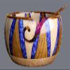 Handmade Yarn Bowl for Knitting, Wooden Large Yarn Holder Handmade Yrn Bowl for Crocheting, Yarn Storage Box for Yarn Best Gift view 1