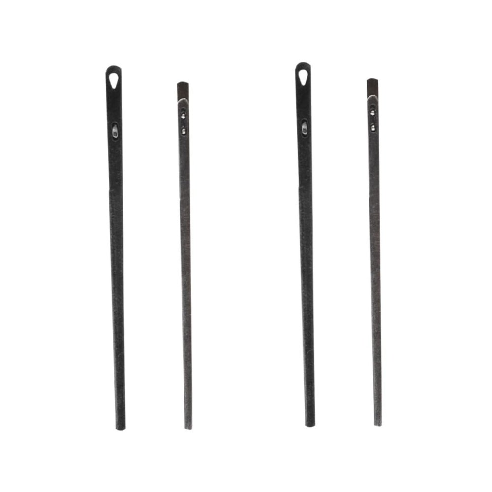 EXCEART 4pcs Leather Needles for Hand Stitching Durable Needles for Leather Crafts Versatile Single Double Design for Easy Weaving and Intricate Stitching