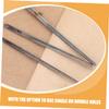 EXCEART 4pcs Leather Needles for Hand Stitching Durable Needles for Leather Crafts Versatile Single Double Design for Easy Weaving and Intricate Stitching view 3