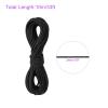 DMiotech 1/8"(3mm) 33ft(10m) Elastic String Cord Jewelry Stretchy Cord Black for Bracelets Bead String Camping Tie Down view 3