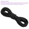 DMiotech 1/8"(3mm) 33ft(10m) Elastic String Cord Jewelry Stretchy Cord Black for Bracelets Bead String Camping Tie Down view 4