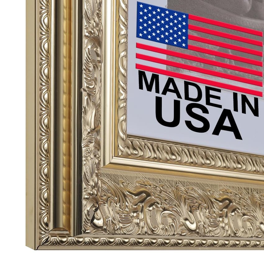 14X22 3 1/2" Polystyrene Classic Ornate Picture Frame 3348 Series - Silver by WholesaleArtsFrames-com Made In USA
