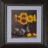 3-1/4" Polystyrene 3D Textured Picture Frame by WholesaleArtsFrames-com 11x14, 1538 Series Black & Silver - Made in USA view 1