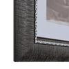 3-1/4" Polystyrene 3D Textured Picture Frame by WholesaleArtsFrames-com 11x14, 1538 Series Black & Silver - Made in USA view 3