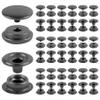 Framendino, 200 Pack Metal Snap Fastener Kit Button Press Stud Cap for Bag Leather DIY Craft view 1