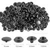 Framendino, 200 Pack Metal Snap Fastener Kit Button Press Stud Cap for Bag Leather DIY Craft view 2