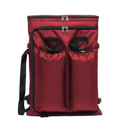 Art Portfolio Carry Bag 4K Oxford Artist Backpack Adjustable Shoulder Bag Tote Artist Portfolios Case Water-Resistant Drawing Board Bag for Art Supplies Storage Transport Traveling, 26 x 18 Inch