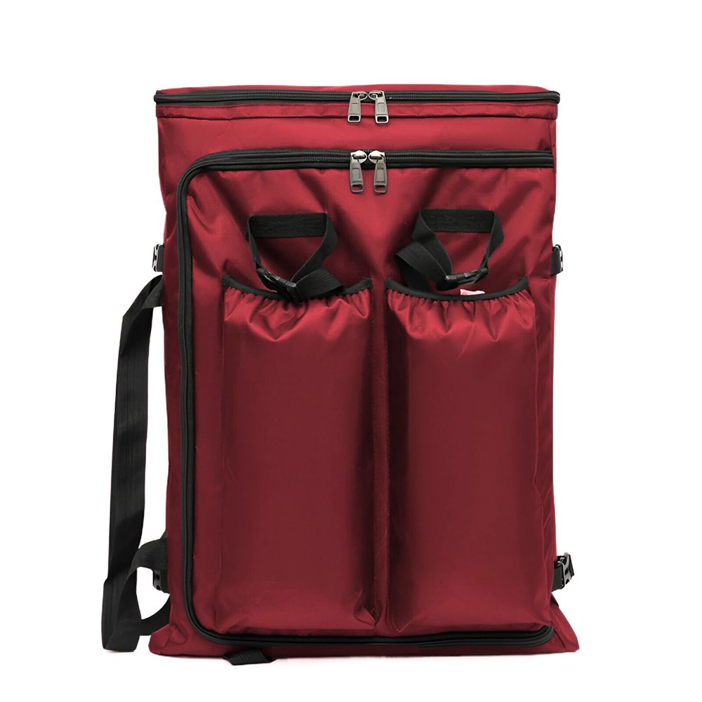 Art Portfolio Carry Bag 4K Oxford Artist Backpack Adjustable Shoulder Bag Tote Artist Portfolios Case Water-Resistant Drawing Board Bag for Art Supplies Storage Transport Traveling, 26 x 18 Inch