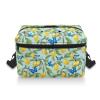 Mintulipy Lemon Butterfly Knitting Bag Organizer Crochet Storage Yarn Holder for Crochet Yarn Storage Bag for Crocheting Presents for Crochet Lovers,Mom,Women view 2