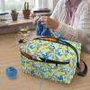 Mintulipy Lemon Butterfly Knitting Bag Organizer Crochet Storage Yarn Holder for Crochet Yarn Storage Bag for Crocheting Presents for Crochet Lovers,Mom,Women view 4