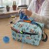 Mintulipy Horse Crochet Yarn Storage Bag Travel Yarn Bag Knitting Crochet Bag, Portable Yarn Storage Bags Organizer for Store Skein Ball, Short Knitting Needle view 4