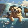 RMSGOZO 5D Cute Golden Retriever Diamond Painting Kits - Animal Diamond Painting, Full Round Diamond Art Kits for Adults and Kids 12X18 Inch, for Wall Decor Living Room Decor Gifts view 1