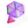 ARTopet DIY Diamond Point Drill Disk Multifunctional Funnel Disc Hexagonal Sieve Drilling Plate Diamond Art Painting Accessories and Tool Set-Purple Set view 4
