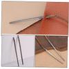 Tofficu 8pcs Practical Leather Cord Needles Hand Stitching Leather Needles Steel for DIY Projects view 2