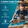 Deep Pour Epoxy Resin, 3 Gallon 2-4 inch Clear Epoxy Kit,Bubble Free Crystal Clear 2:1 Casting Resin,Low Viscosity Casting for River Table,Wood, Art Craft,Countertop view 3