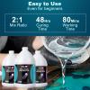 Deep Pour Epoxy Resin, 3 Gallon 2-4 inch Clear Epoxy Kit,Bubble Free Crystal Clear 2:1 Casting Resin,Low Viscosity Casting for River Table,Wood, Art Craft,Countertop view 4