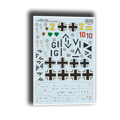 Print Scale 48-281 1/48 FW 190 A-3, A-4, A-5, A-6, F & Recon Part 1