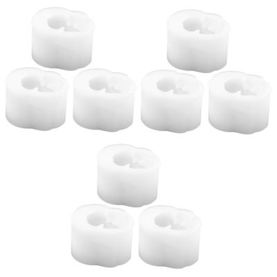 Tofficu 9pcs Silicone Skull Casting Mold Epoxy Resin Craft Mold Skull Decor Table Art