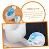 Tofficu 9pcs Silicone Skull Casting Mold Epoxy Resin Craft Mold Skull Decor Table Art view 2