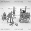 ICM 35618 - Feldkche, WWII German Field Kitchen with Cooks - 100% New Molds - Plastic Military Model Kit - Scale 1:35 view 3