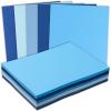 MixTeach 240 Sheets Assorted Blue Cardstock Paper 8.5 x 11" Medium Thick Card Stock 180gsm/65lb Printable Kraft Paper for Scrapbooking, Card Making, Invitations, DIY Art Craft Supplies view 1