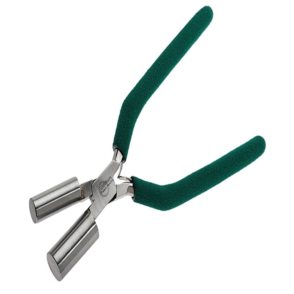 NineTribe Basics Jewelry Making Wubbers X-Large Round Bail Making Pliers, Silver, Teal Green