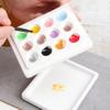 LALAFINA Flexible Watercolor Mixing Palette and Dust Cover for Oil Painting Crafts and Art Projects and Reusable Mixing Tray view 2