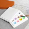LALAFINA Flexible Watercolor Mixing Palette and Dust Cover for Oil Painting Crafts and Art Projects and Reusable Mixing Tray view 4