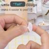 2400PCS Candle Wicks for Candle Making, Candle Wick Stickers, Heat Resistance Double-Sided Stickers with The Little Tail , Stickers for Candle Making view 3